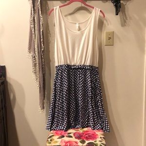 Tank dress with polka dots size xxl